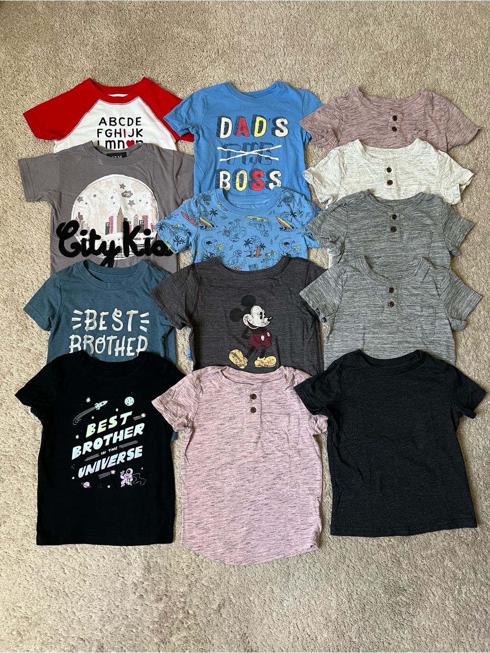 Assortment of 2T shirts